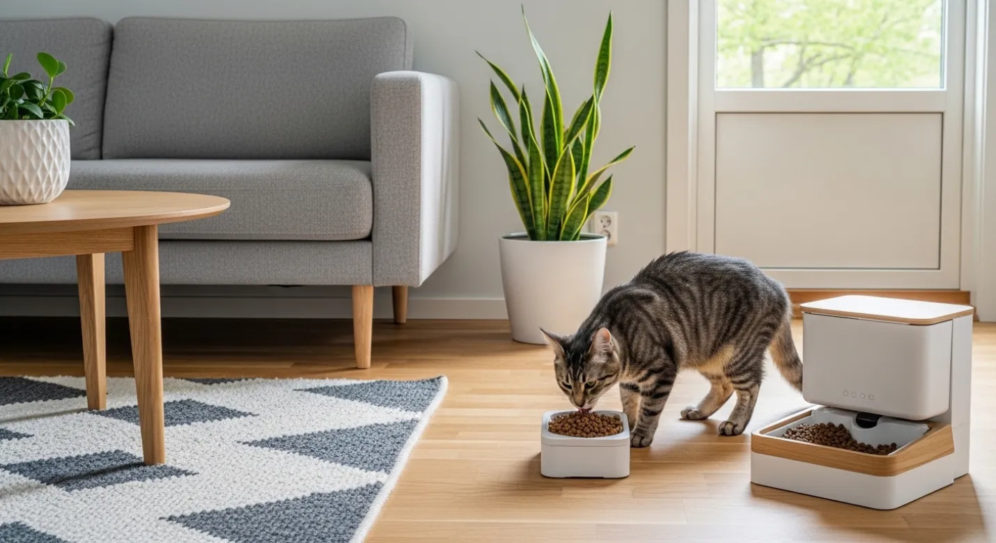 diferenças entre alimentadores automáticos para cães e gatos