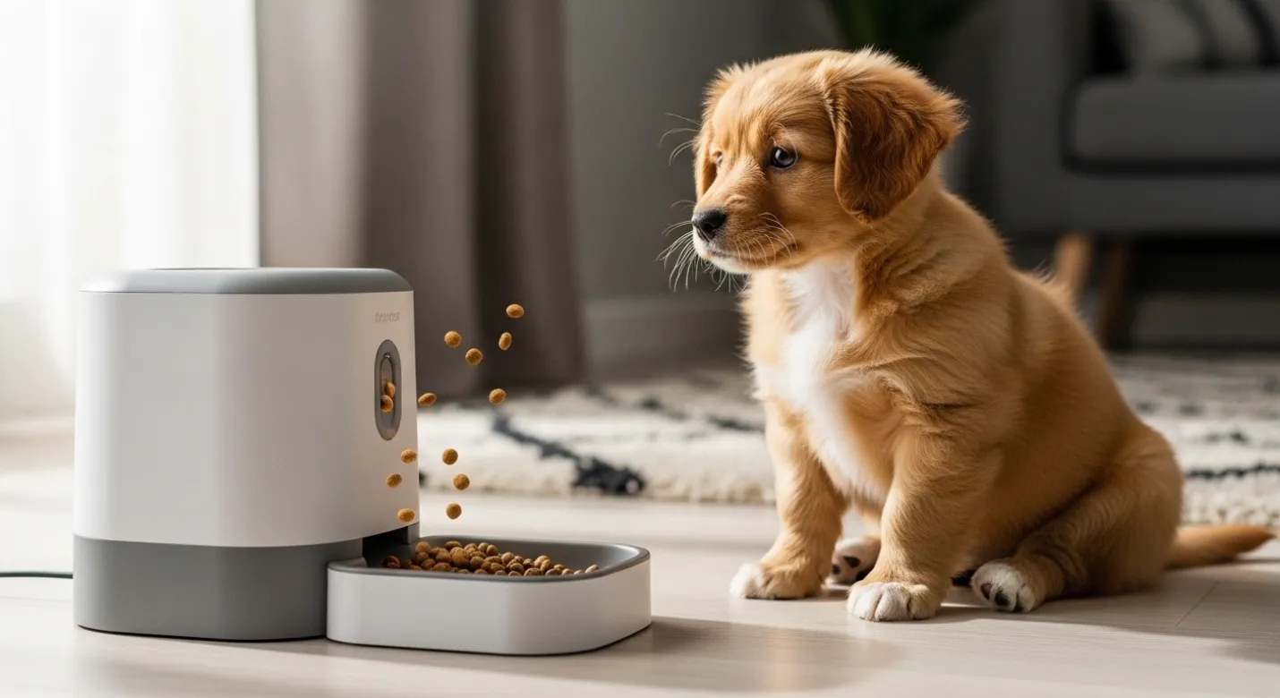 alimentador automático inteligente para pets com timer digital