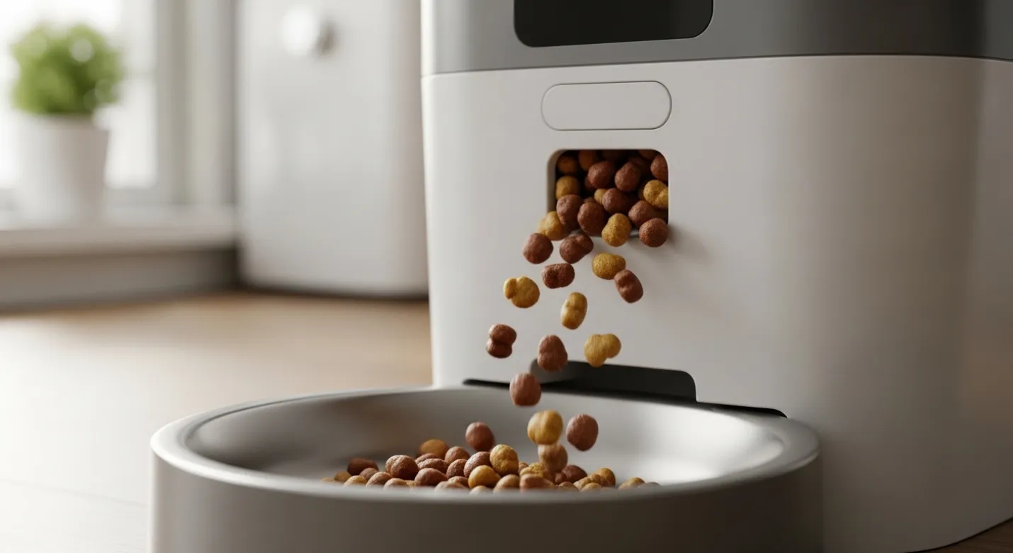 alimentador automático para cães e gatos com programação de horários