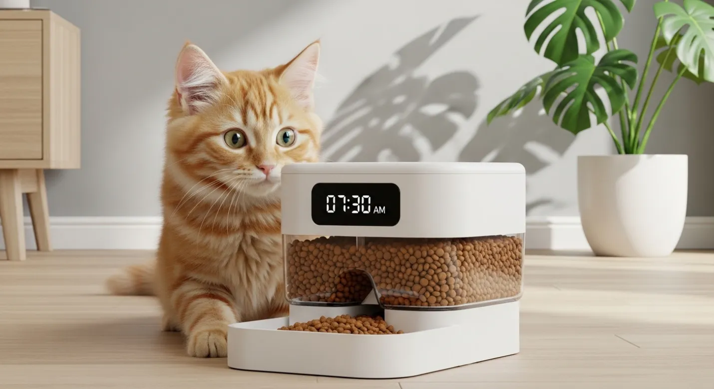 O alimentador automático pet ajuda quando o tutor passa muito tempo fora de casa?