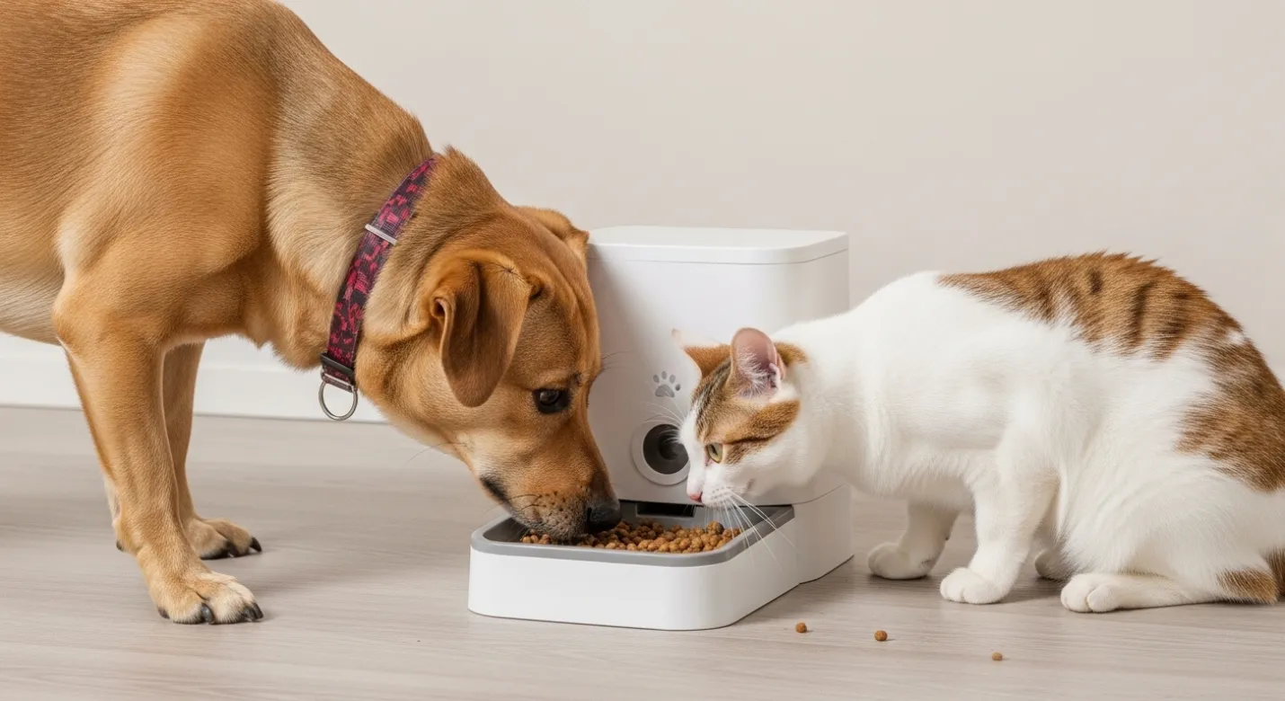 Como adaptar o cachorro a usar um comedouro automático pet?